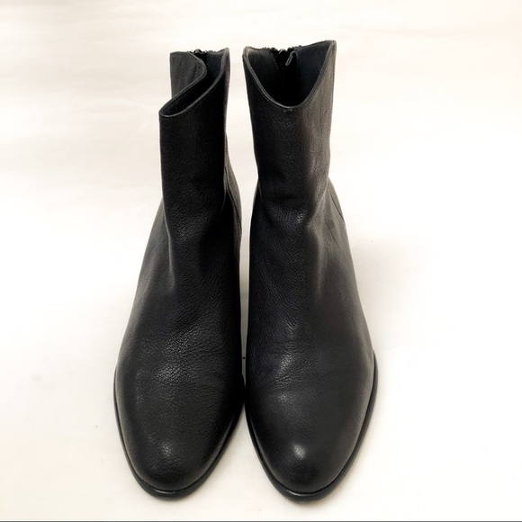 SOLD Stuart Weitzman Ankle Boots with Block Heels - Picture 2 of 8